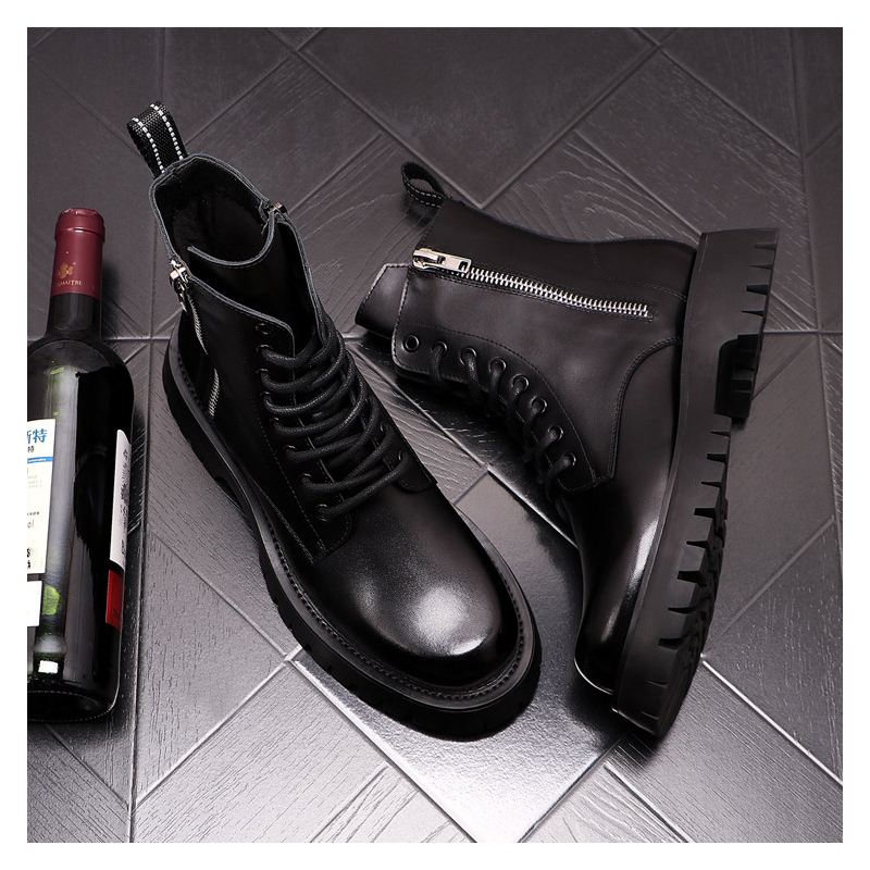 Sepatu Bot Kulit Asli Pria Mew - Luxury Lifestyle Products ulasan dan harga