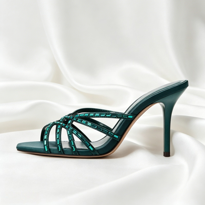 Sandal Hak Tinggi Detail Krist - Luxury Lifestyle Products ulasan dan harga