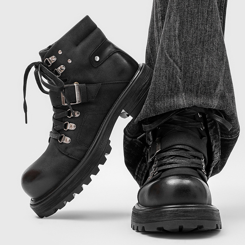Sepatu Bot Kulit Pria Bermerek - Luxury Lifestyle Products ulasan dan harga