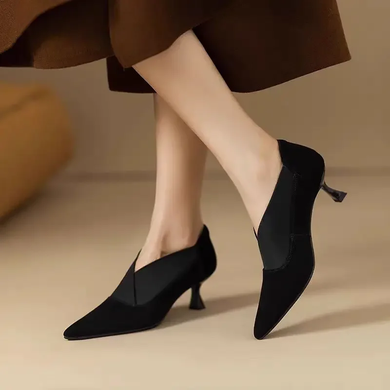 Sepatu hak tinggi runcing berb - Luxury Lifestyle Products ulasan dan harga