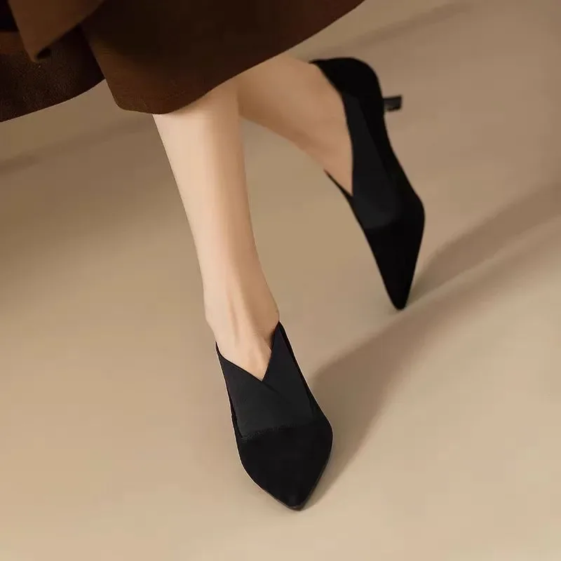 Sepatu hak tinggi runcing berb - Luxury Lifestyle Products ulasan dan harga