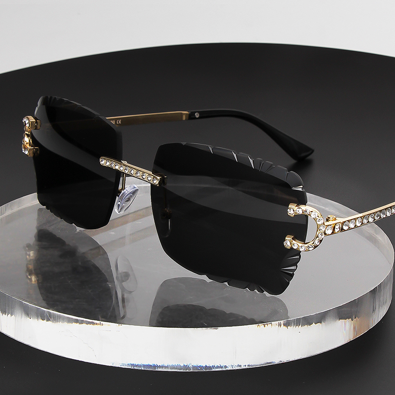Kacamata Hitam Persegi Tanpa B - Luxury Lifestyle Products ulasan dan harga
